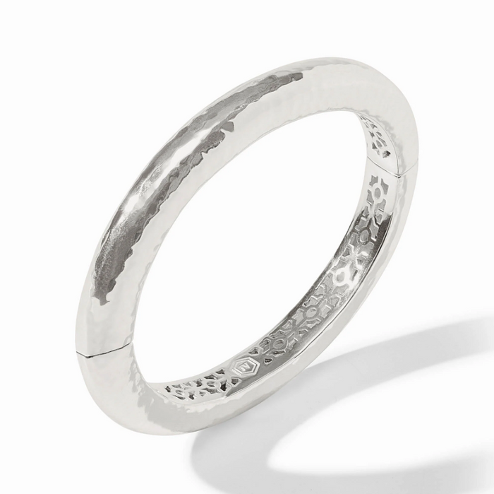 JV Catalina Hinge Bangle Silver Bracelets in at Wrapsody