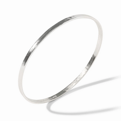 JV Crescent Bangle Silver L Bracelets in at Wrapsody
