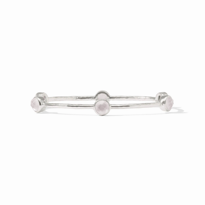 JV Milano Luxe Iridescent Clear Silver L Bracelets in at Wrapsody