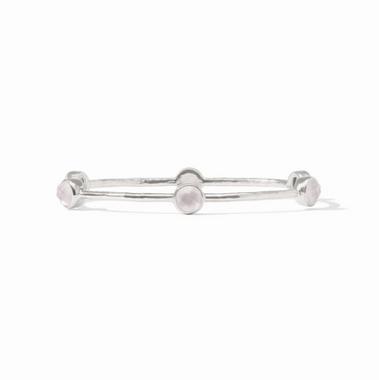 JV Milano Luxe Iridescent Clear Silver L Bracelets in at Wrapsody