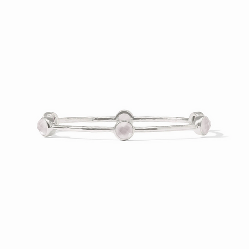 JV Milano Luxe Iridescent Clear Silver L Bracelets in at Wrapsody