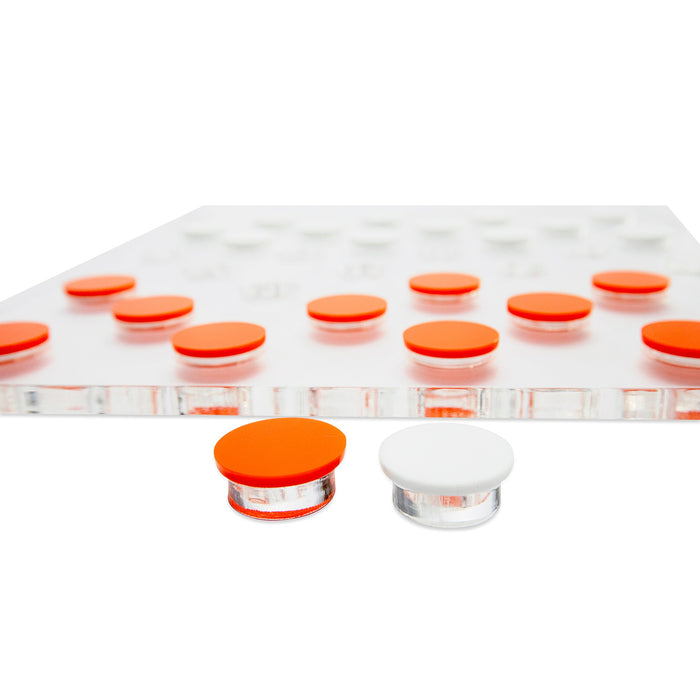 Orange & White