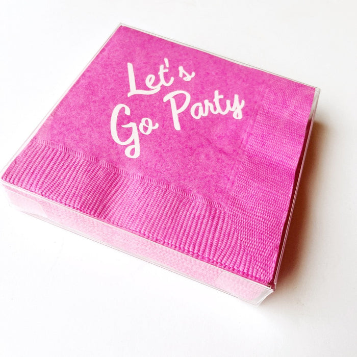 Let's Go Party Beverage Napkins (20 count)