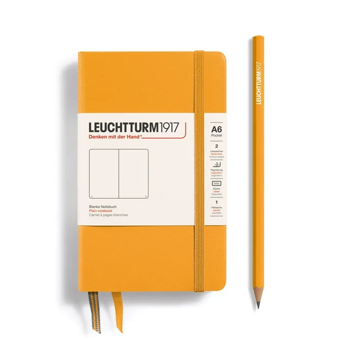 LEUCHTTURM1917 Hardcover Blank Notebook - A6, Rising Sun