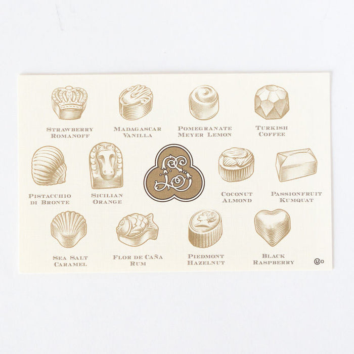 Louis Sherry Chocolate Tin, 12 Piece / Ming Blue