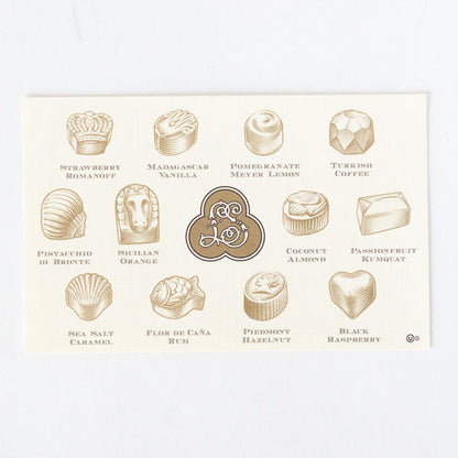Louis Sherry Chocolate Tin, 12 Piece / Ming Blue