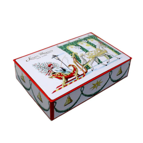 Louis Sherry Chocolate Tin, 12 Piece / Sleigh