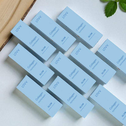 LUVV Labs - 10 LUVV GLOW Collagen Infused Peppermint Flavored Inhealers