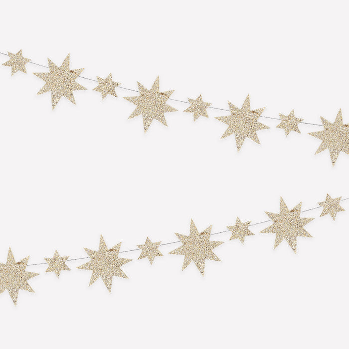 Meri Meri Gold Star Mini Garland