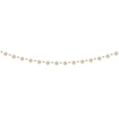 Meri Meri Gold Star Mini Garland