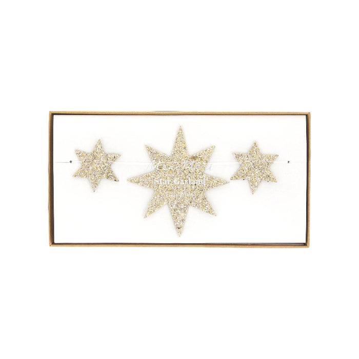 Meri Meri Gold Star Mini Garland
