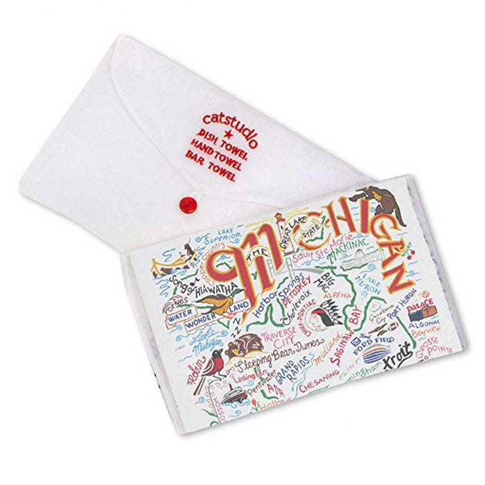 Michigan Dish Towel - City Bird