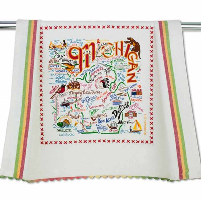 Michigan Dish Towel - City Bird