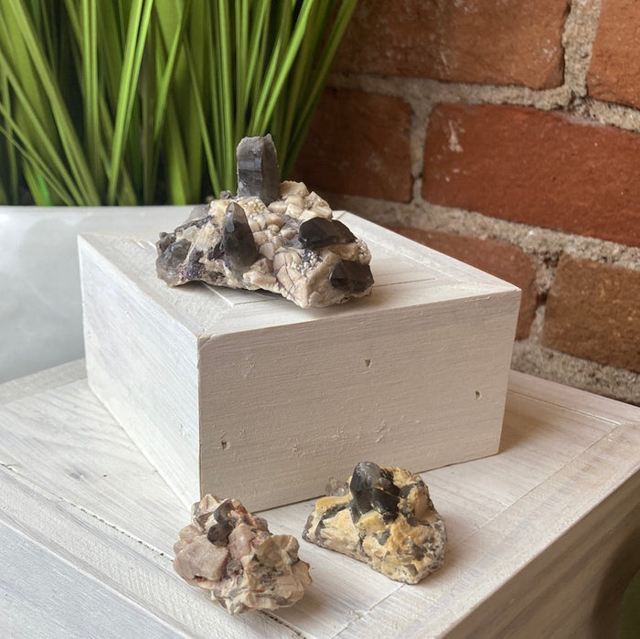 Microcline and Quartz Specimen SM