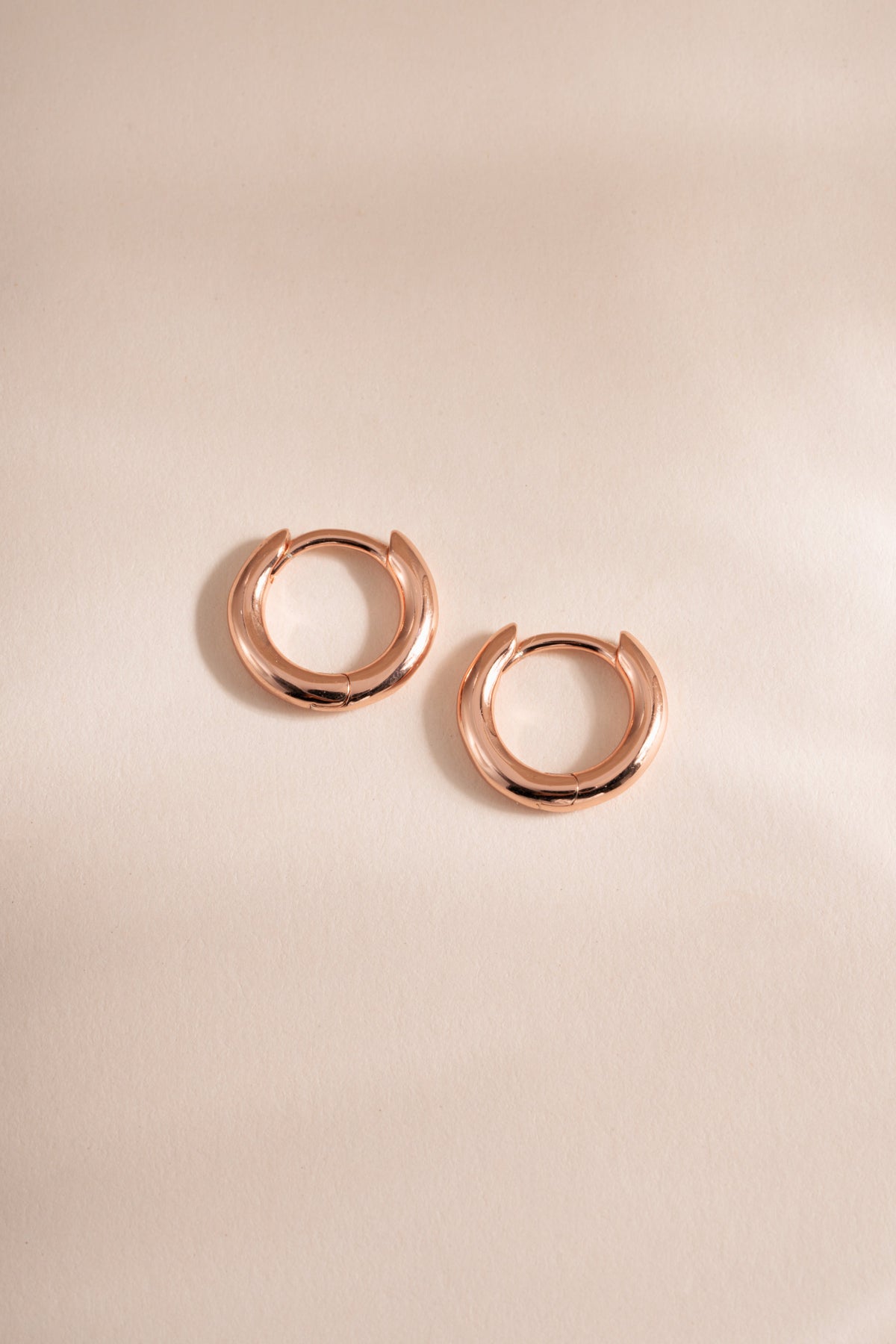 Simple Huggie Hoops