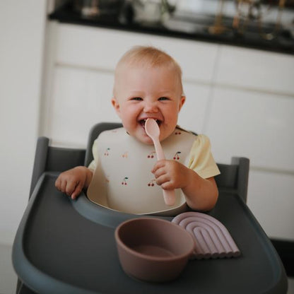 Mushie Silicone Feeding Spoons