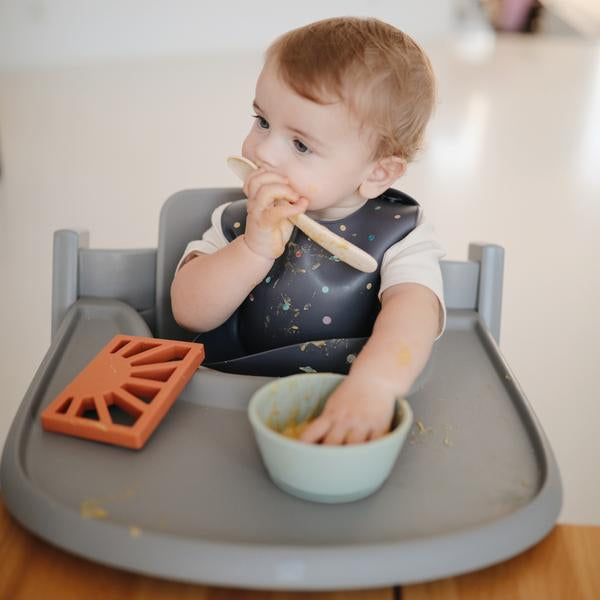 Mushie Silicone Feeding Spoons