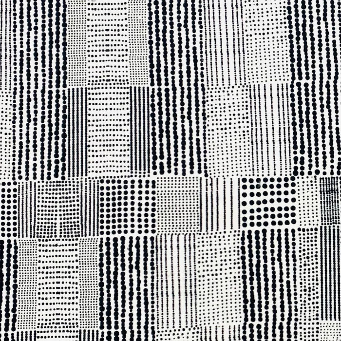 Nepali Paper Wrap Sheet - Black Quilt Dots