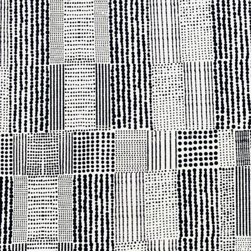 Nepali Paper Wrap Sheet - Black Quilt Dots