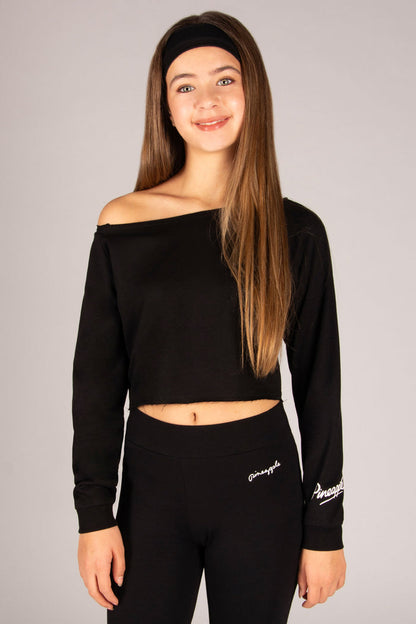 Off-Shoulder Long Sleeve Top