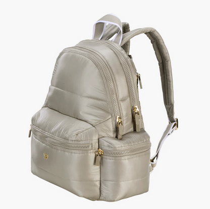 Oiver Thomas Mega Fluff Laptop Backpack Dark Grey Taupe Backpacks in at Wrapsody