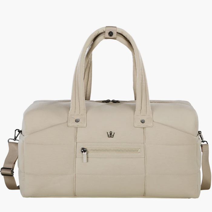 Oliver Thomas Cuddle Knit Weekender Duffle Taupe Heather Luggage in at Wrapsody