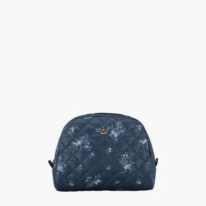 Oliver Thomas KST Cosmetic Medium Denim Navy Floral Travel Accessories in at Wrapsody