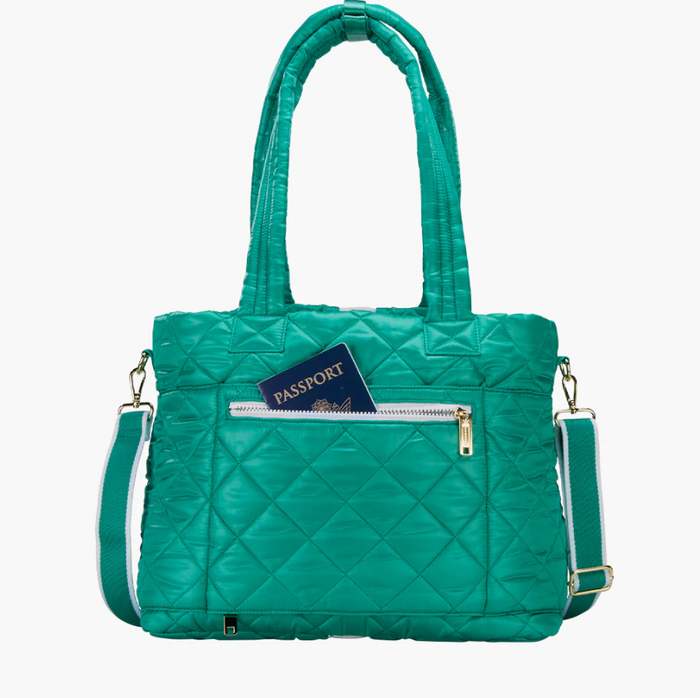 Oliver Thomas Wanderlust Tote Kelly Green Totes in at Wrapsody