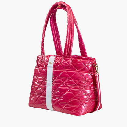 Oliver Thomas Wanderlust Tote Vivid Red Metallic Totes in at Wrapsody
