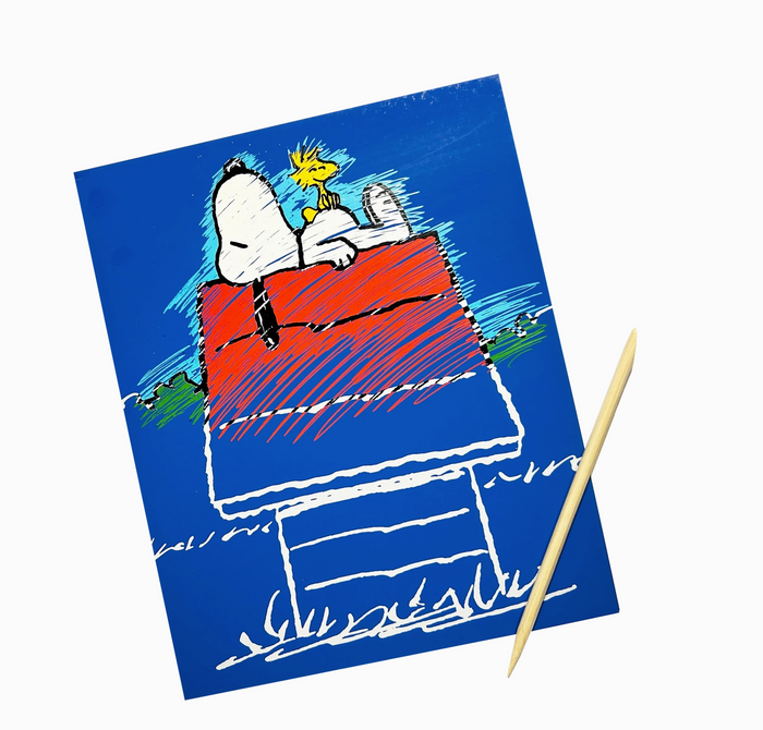OOLY X Peanuts Scratch Art Kit