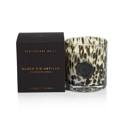 Opal Glass Black Fig 1-Wick Box Candle Candles in at Wrapsody
