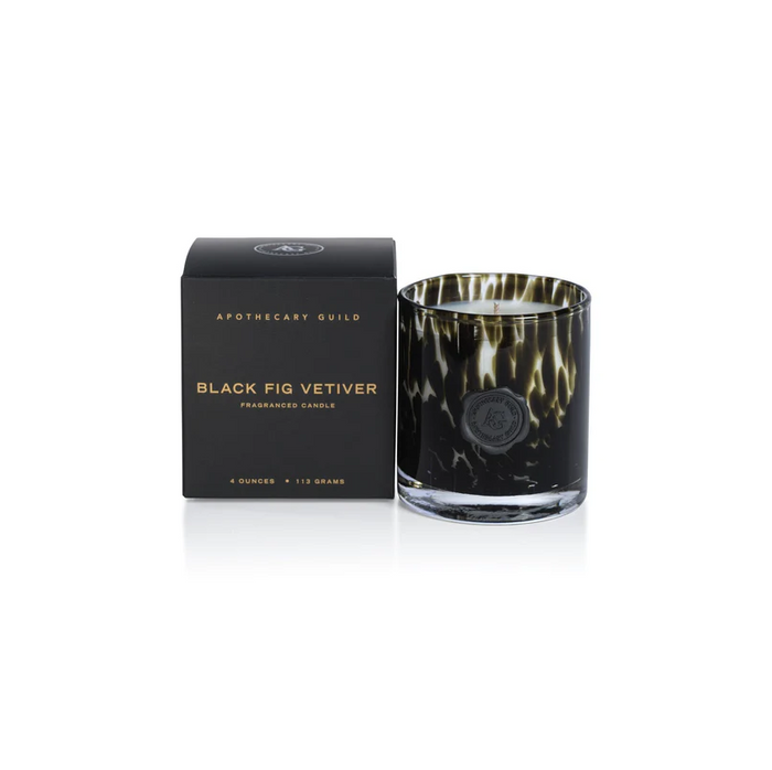 Opal Glass Black Fig Mini Box Candle Candles in at Wrapsody
