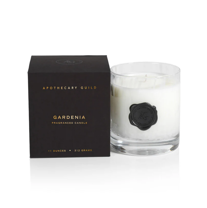Opal Glass Gardenia 1-Wick Box Candle Candles in at Wrapsody