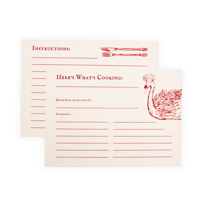 Paper and Grace Recipe Cards - Set of 10