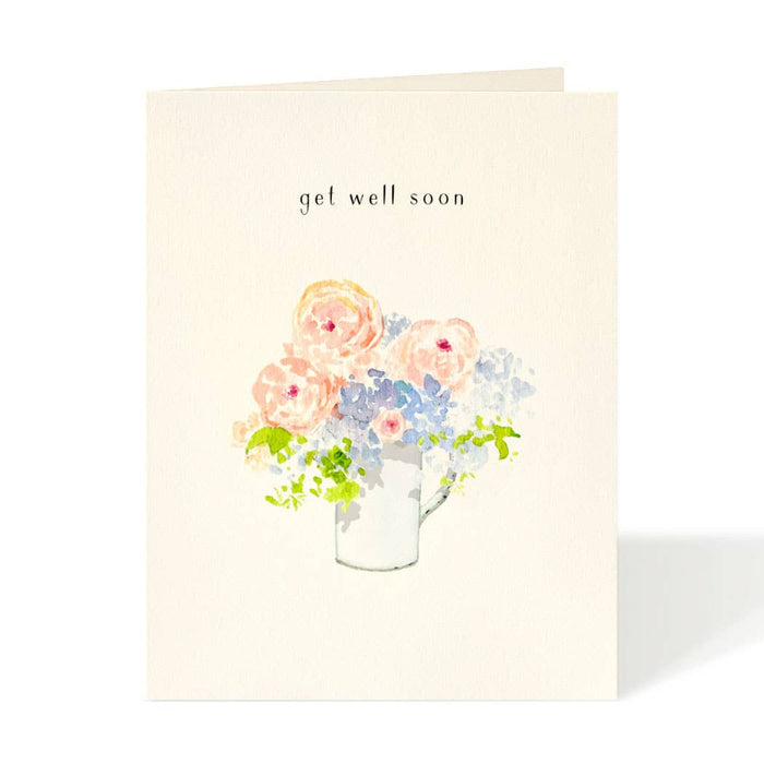Pastel Arrangement Get Well Card