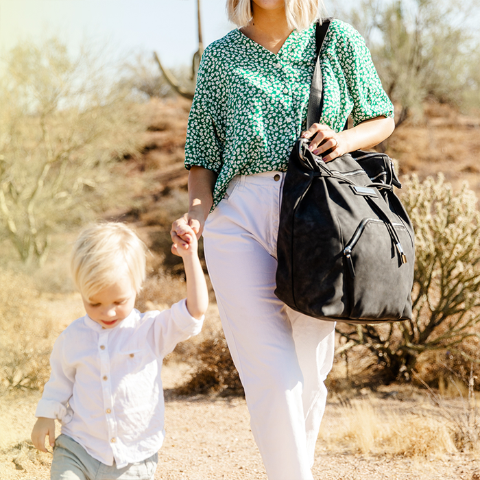 Petunia Cinch Backpack in Midnight