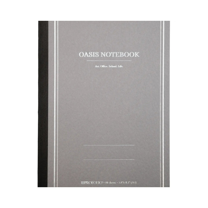 ProFolio Oasis Notebook - A5, Gray