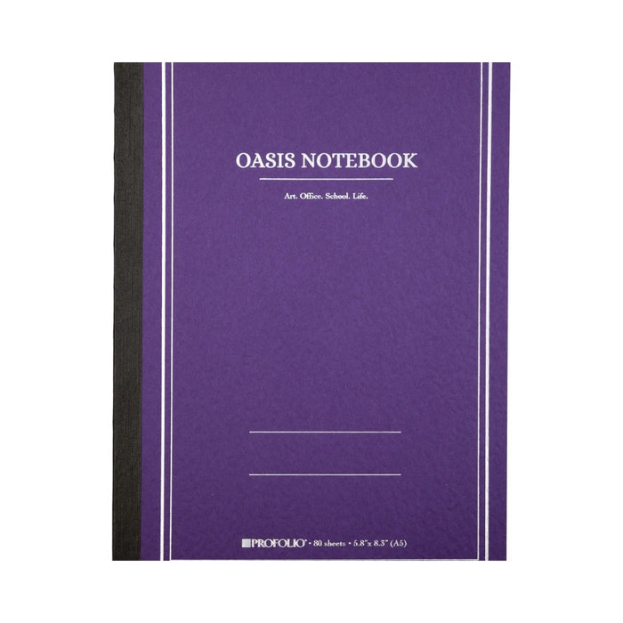 ProFolio Oasis Notebook - A6, Purple