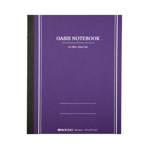 ProFolio Oasis Notebook - A6, Purple