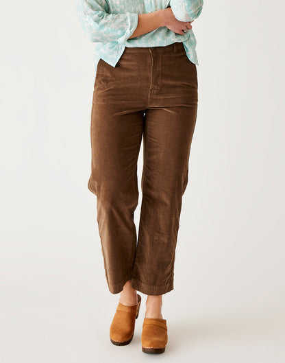 Rex Wide Leg: Dark Brown