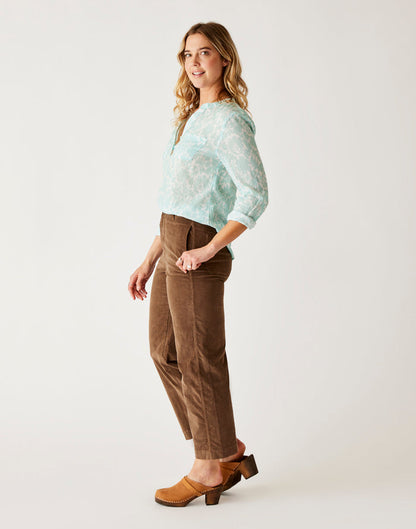 Rex Wide Leg: Dark Brown