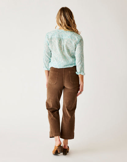 Rex Wide Leg: Dark Brown