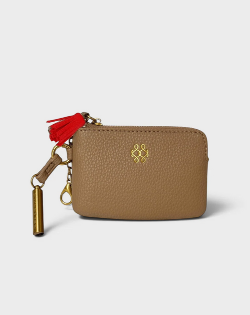 RFID Card Wallet Keychain Latte Wallets in at Wrapsody