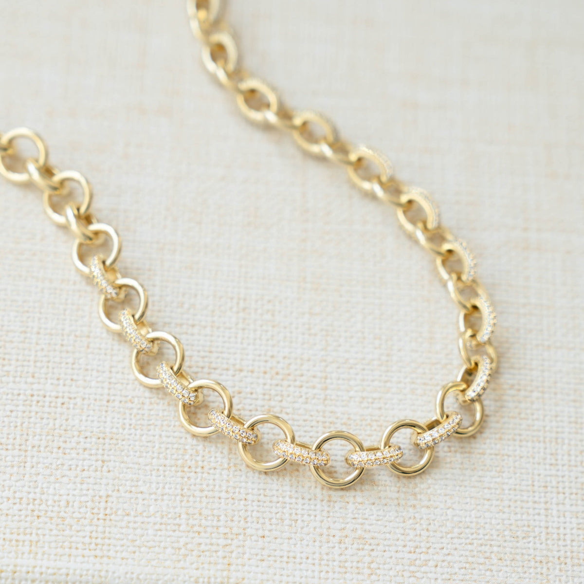 Statement Pavé Necklace
