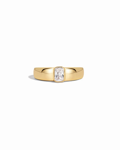 Baguette Dome Ring
