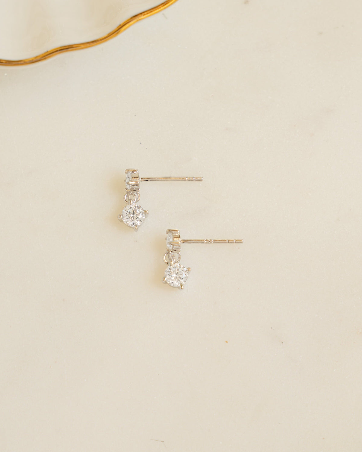 CZ Charm Studs