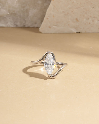 Marquise Swirl Ring