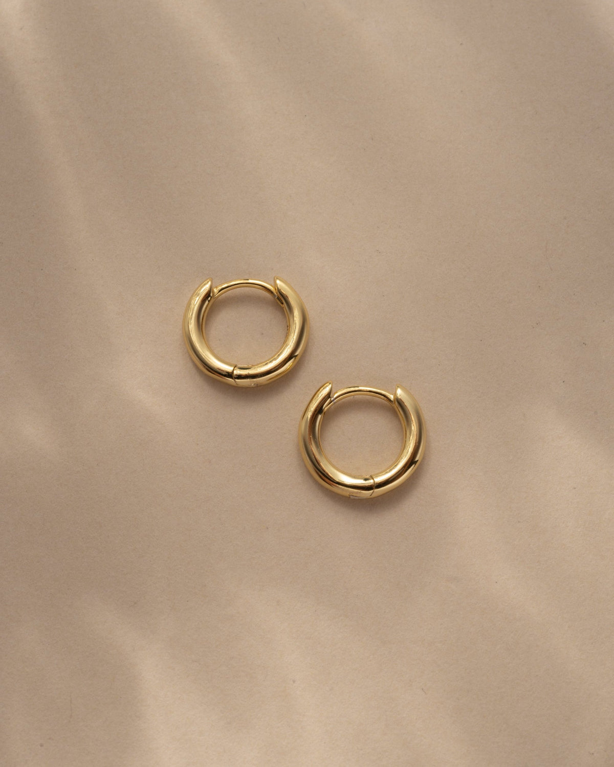 Simple Huggie Hoops
