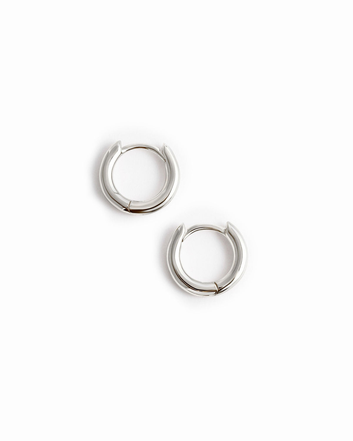 Simple Huggie Hoops