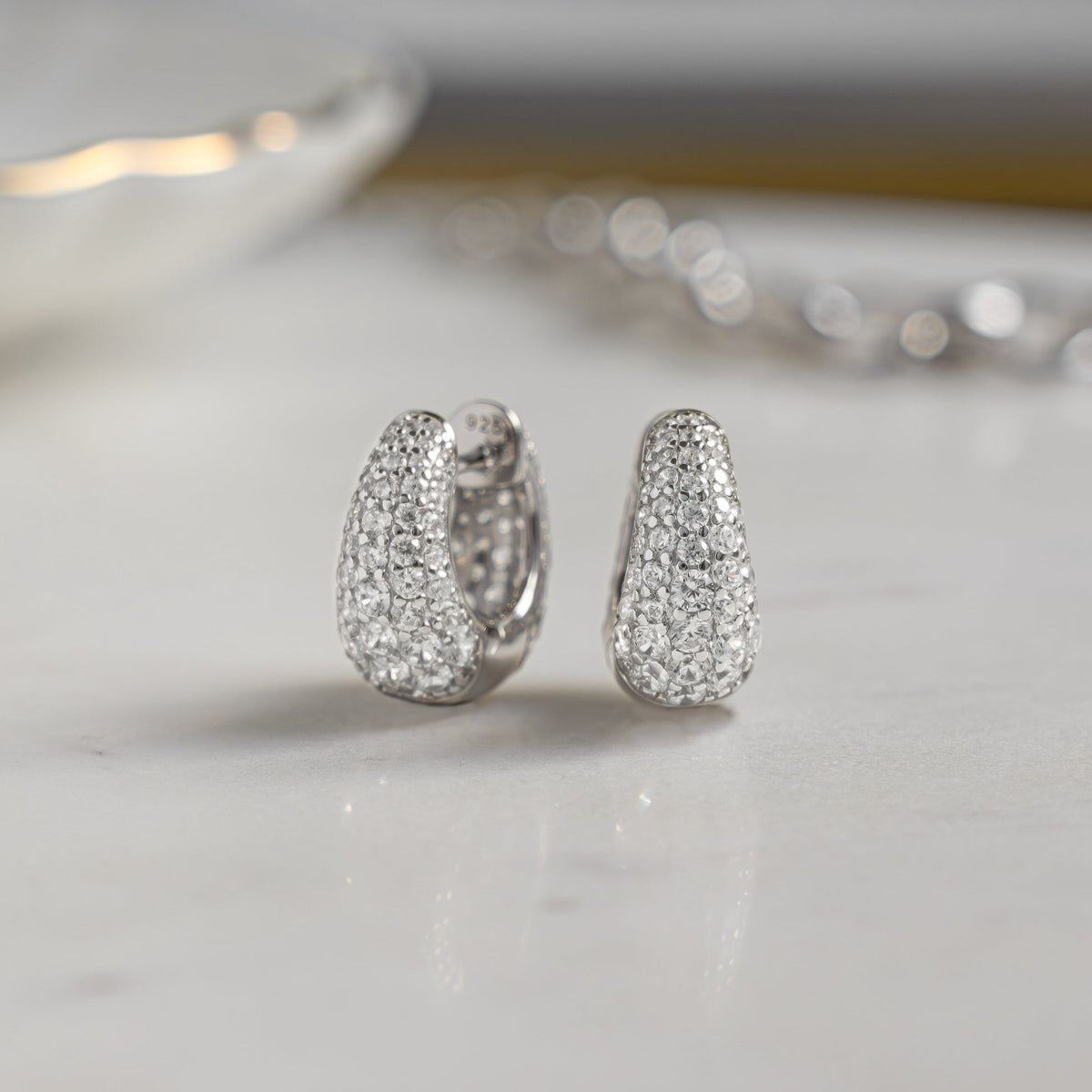 Basket Pave Hoops